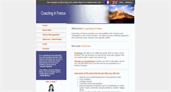 Desktop Screenshot of coachinginfrance.com
